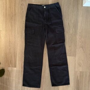Zara navy blue cargo pants